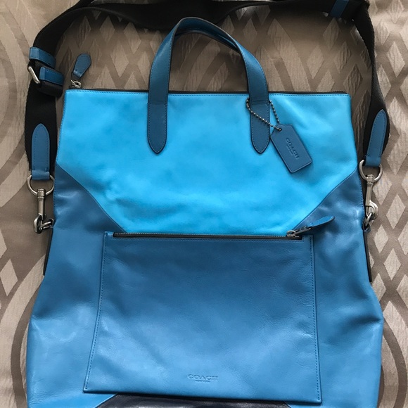 COACH Metropolitan Utility Leather Tote - Picture 1 of 7